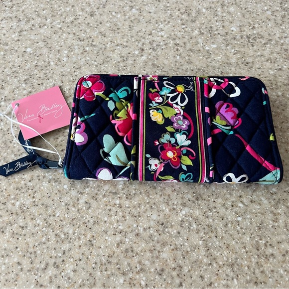 Vera Bradley Retired “Ribbons” Accordion Wallet NWT - Picture 3 of 7